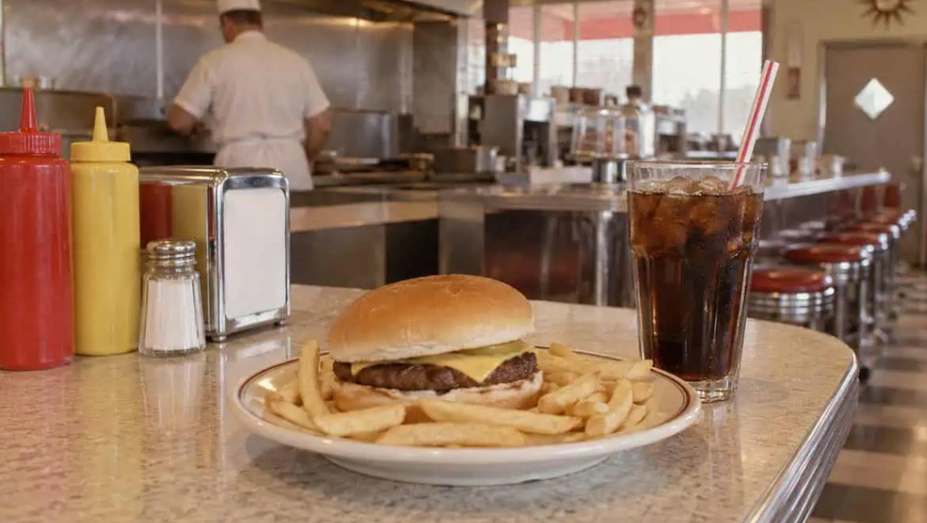in the 1960s, diners, drive-ins, and fast-food restaurants offered inexpensive meals that appealed to families and travelers.